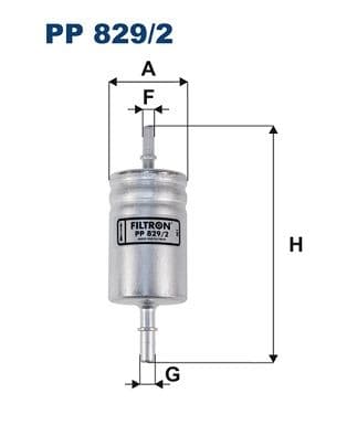 Degvielas filtrs FILTRON PP 829/2 1