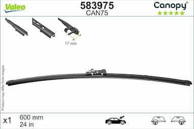 Stikla tīrītāja slotiņa VALEO 583975 1