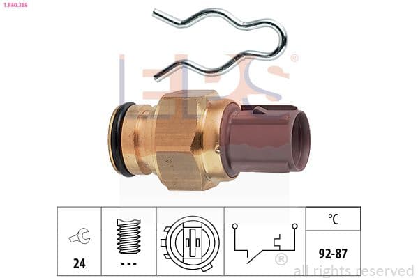 Termoslēdzis, Radiatora ventilators EPS 1.850.285 1