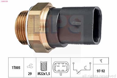 Termoslēdzis, Radiatora ventilators EPS 1.850.103 1