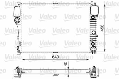 Radiators, Motora dzesēšanas sistēma VALEO 735299 1