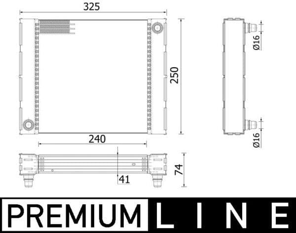 Radiators, Motora dzesēšanas sistēma MAHLE CR 940 000P 1