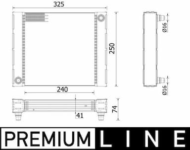 Radiators, Motora dzesēšanas sistēma MAHLE CR 940 000P 1