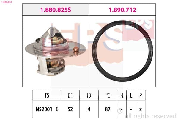 Termostats, Dzesēšanas šķidrums EPS 1.880.850 1