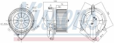 Salona ventilators NISSENS 87175 6