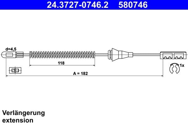 Trose, Stāvbremžu sistēma ATE 24.3727-0746.2 1