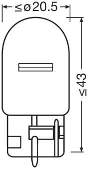 Kvēlspuldze ams-OSRAM 7505-2BL 3