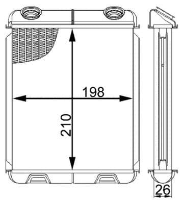 Siltummainis, Salona apsilde MAHLE AH 21 000S 2