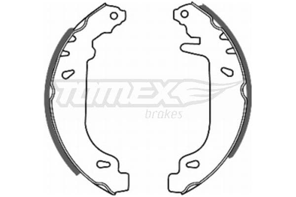 Bremžu loku komplekts TOMEX Brakes TX 20-41 1