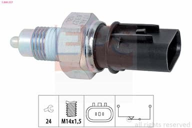 Slēdzis, Atpakaļgaitas signāla lukturis EPS 1.860.327 1