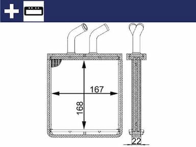 Siltummainis, Salona apsilde MAHLE AH 55 000S 1