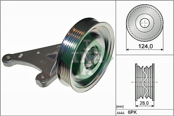 Parazīt-/Vadrullītis, Ķīļrievu siksna Schaeffler INA 532 0773 10 1