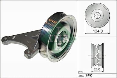 Parazīt-/Vadrullītis, Ķīļrievu siksna Schaeffler INA 532 0773 10 1