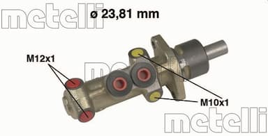 Galvenais bremžu cilindrs METELLI 05-0223 1