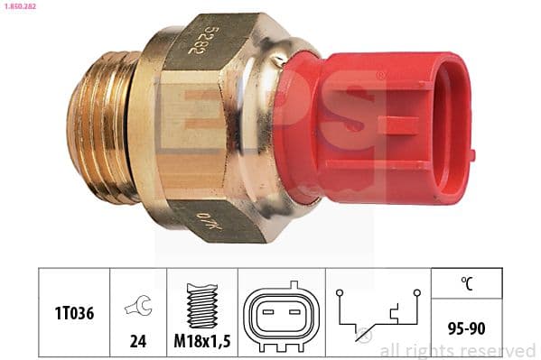 Termoslēdzis, Radiatora ventilators EPS 1.850.282 1