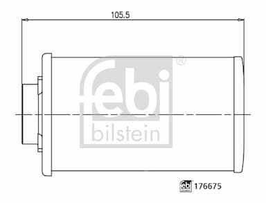 Hidrofiltrs, Automātiskā pārnesumkārba FEBI BILSTEIN 176675 2