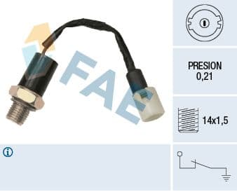 Eļļas spiediena devējs FAE 12510 1