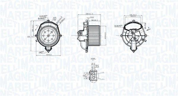 Salona ventilators MAGNETI MARELLI 069412266010 1