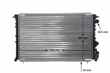 Radiators, Motora dzesēšanas sistēma MAHLE CR 452 000S 13