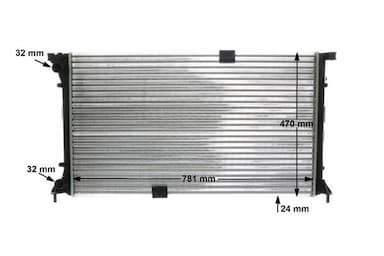 Radiators, Motora dzesēšanas sistēma MAHLE CR 1505 000S 12