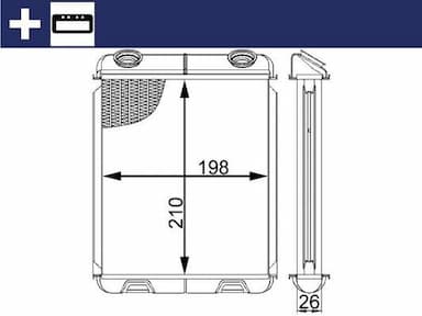 Siltummainis, Salona apsilde MAHLE AH 21 000S 1