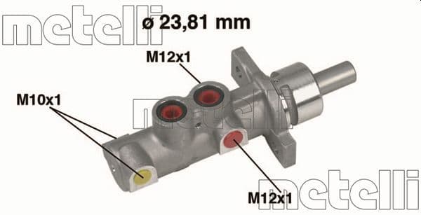 Galvenais bremžu cilindrs METELLI 05-0362 1