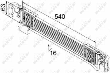 Eļļas radiators, Automātiskā pārnesumkārba NRF 31232 5