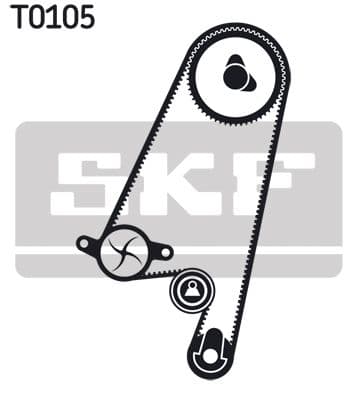 Zobsiksnas komplekts SKF VKMA 05402 2