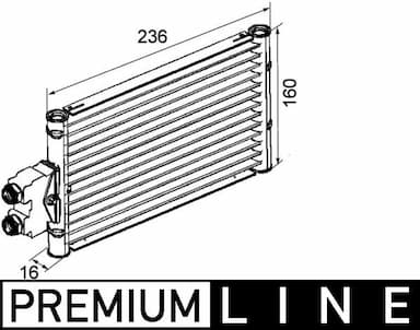 Eļļas radiators, Automātiskā pārnesumkārba MAHLE CLC 74 000P 1