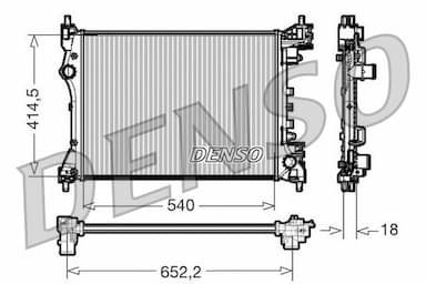 Radiators, Motora dzesēšanas sistēma DENSO DRM01005 1