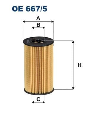 Eļļas filtrs FILTRON OE 667/5 1