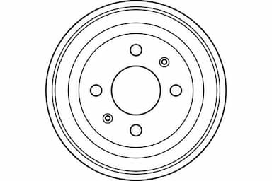 Bremžu trumulis TRW DB4013 2