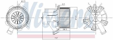 Salona ventilators NISSENS 87208 6