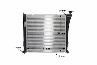 Radiators, Motora dzesēšanas sistēma MAHLE CR 848 000S 13