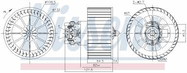 Salona ventilators NISSENS 87479 5