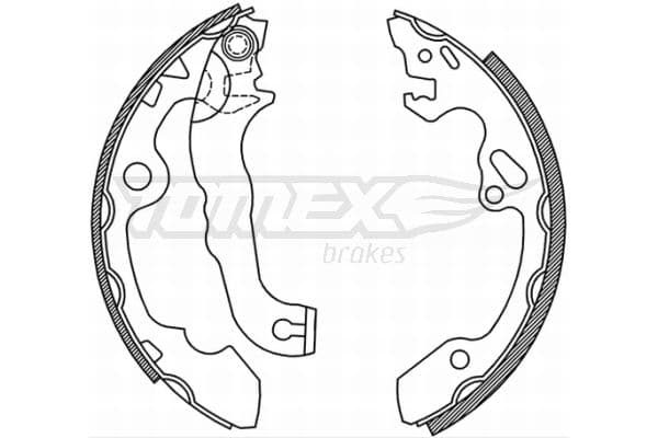 Bremžu loku komplekts TOMEX Brakes TX 20-92 1