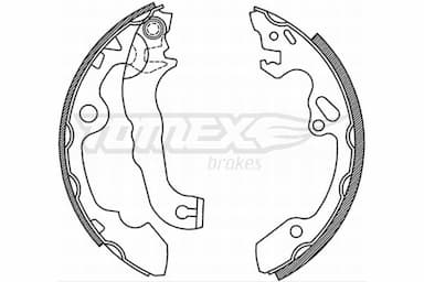 Bremžu loku komplekts TOMEX Brakes TX 20-92 1