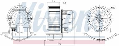 Salona ventilators NISSENS 87271 6