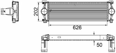 Starpdzesētājs MAHLE CI 254 000P 2