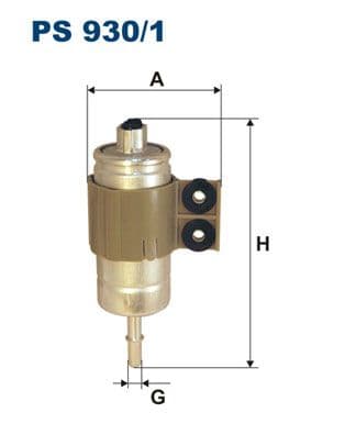 Degvielas filtrs FILTRON PS 930/1 1