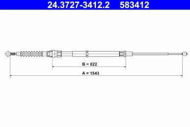 Trose, Stāvbremžu sistēma ATE 24.3727-3412.2 1