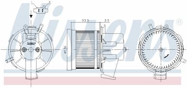 Salona ventilators NISSENS 87301 6