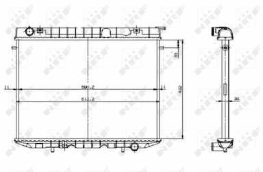 Radiators, Motora dzesēšanas sistēma NRF 519532 1