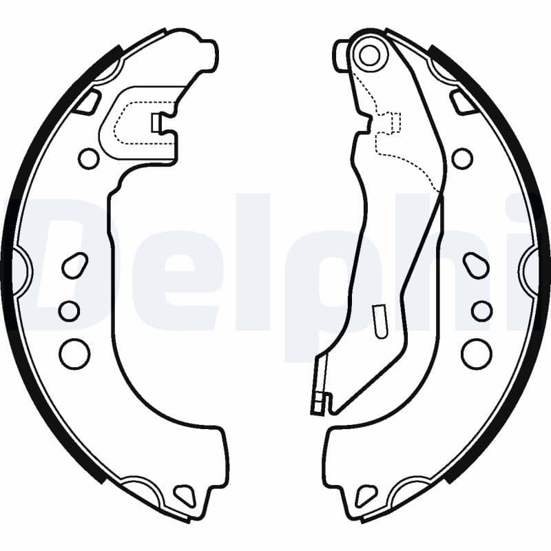 Bremžu loku komplekts DELPHI LS2107 1