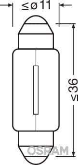 Kvēlspuldze ams-OSRAM 6423 2