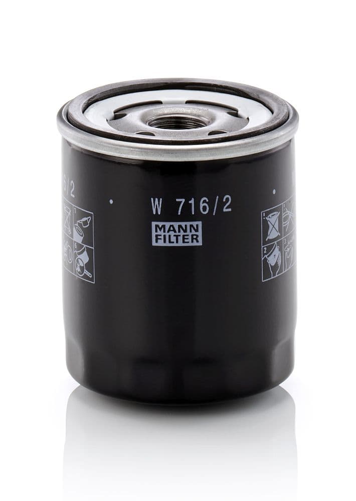 Eļļas filtrs MANN-FILTER W 716/2 1