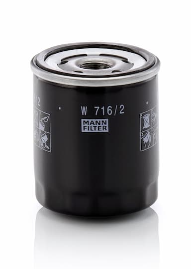 Eļļas filtrs MANN-FILTER W 716/2 1