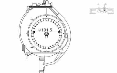 Salona ventilators MAHLE AB 266 000S 1