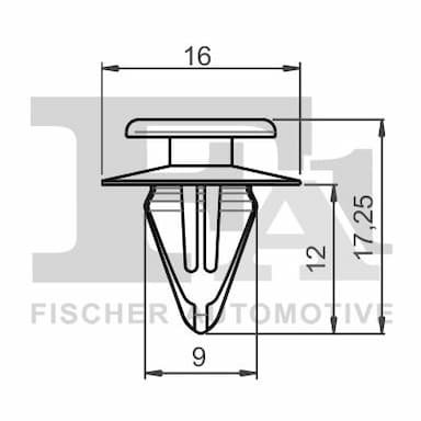 Moldings/aizsarguzlika FA1 75-40003.25 2