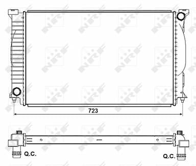 Radiators, Motora dzesēšanas sistēma NRF 53093 5